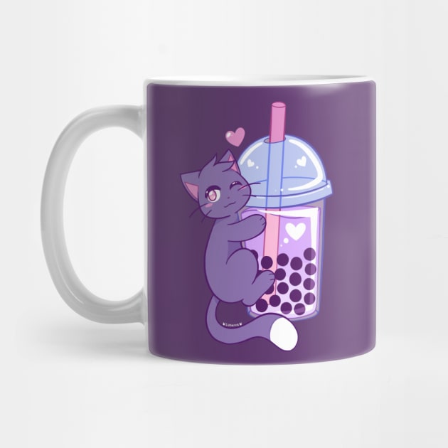 Taro Tea Kitty by Lunariiis